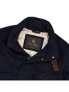 Traveller Cashmere Zip Up Jacket Navy - LORO PIANA - BALAAN 9