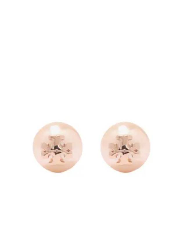 crystal pearl stud earrings - TORY BURCH - BALAAN 1