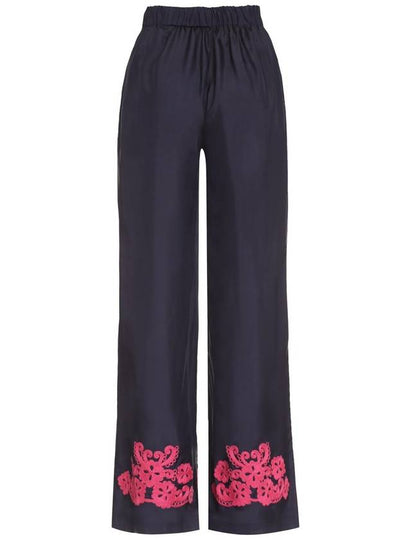 P.A.R.O.S.H. Embroidered Silk Trousers - P.A.R.O.S.H. - BALAAN 2