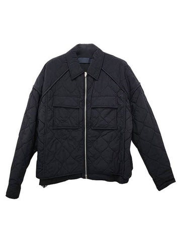 Nylon Quilted Padded Jacket Black - JUUN.J - BALAAN 1