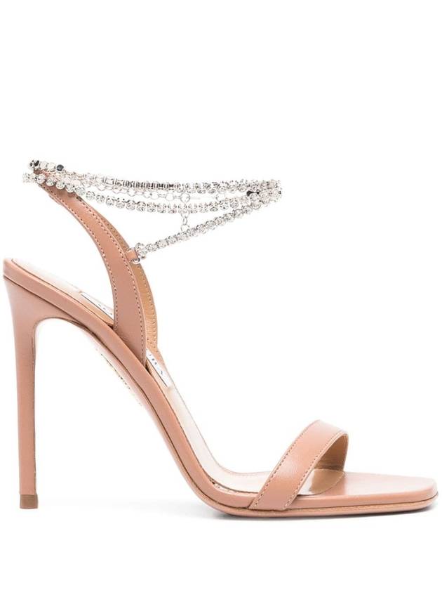 AQUAZZURA CARELESS WHISPER SANDAL 105 - AQUAZZURA - BALAAN 1