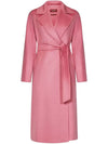 CLES Belted Wool Coat Pink 2426016021 070 - MAX MARA - BALAAN 2