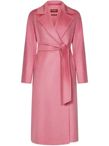 CLES Belted Wool Coat Pink 2426016021 070 - MAX MARA - BALAAN 1