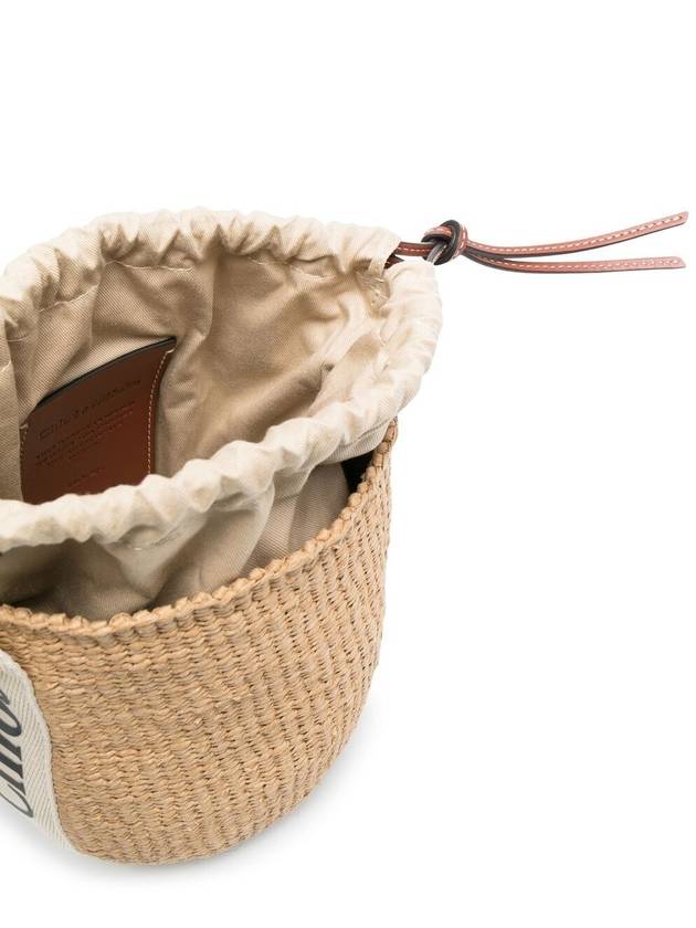 small woody logo bucket bag beige - CHLOE - BALAAN 3