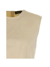 Satin Peplum Sleeveless Beige - FABIANA FILIPPI - BALAAN 4