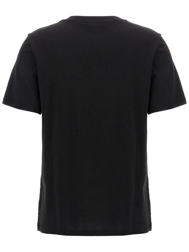 Women's Easy Organic Cotton Short Sleeve T-Shirt Black - THEORY - BALAAN 3