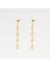 LV Lace Earrings Gold - LOUIS VUITTON - BALAAN 4