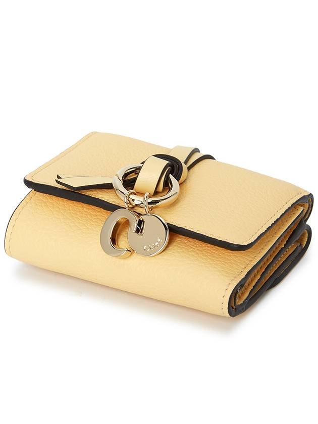 Alphabet Small Half Wallet Soft Yellow - CHLOE - BALAAN 4