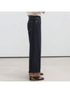 Pche brushed roll up wide denim pants - MONO AT.D - BALAAN 2