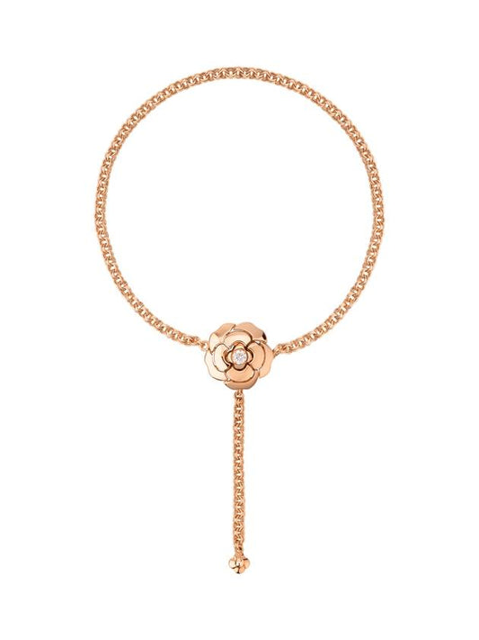 EXTRAIT DE CAMELIA bracelet 18K pink gold diamond J11875 - CHANEL - BALAAN 1