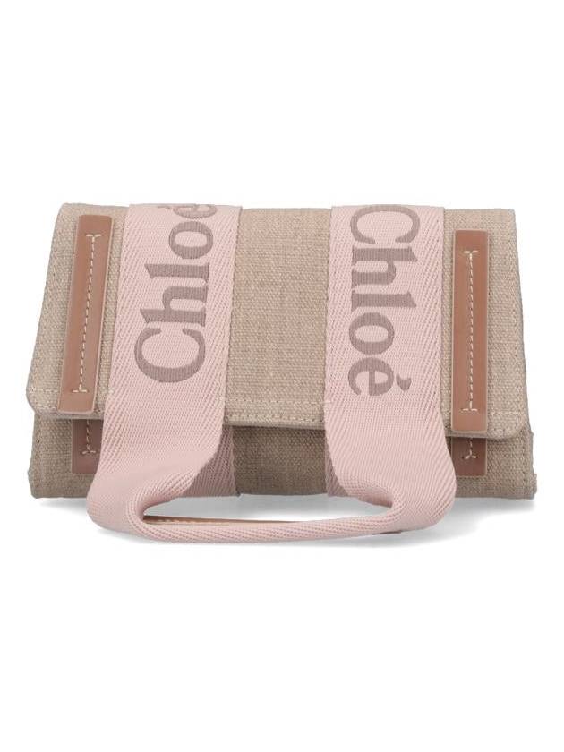 Woody Canvas Belt Bag Beige Pink - CHLOE - BALAAN 2