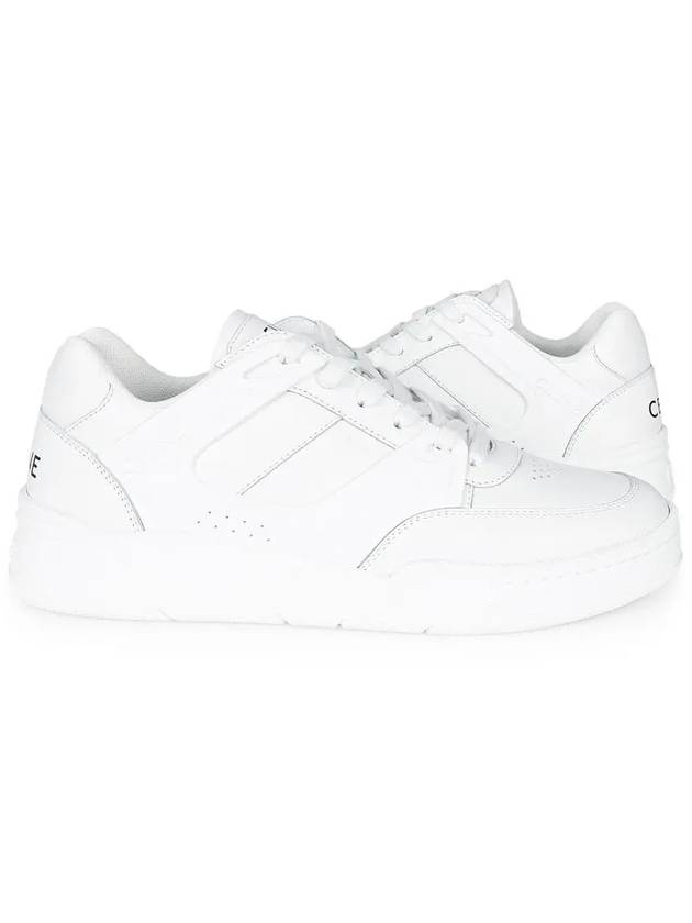 CT 07 Calfskin Low Top Sneakers White - CELINE - BALAAN 3