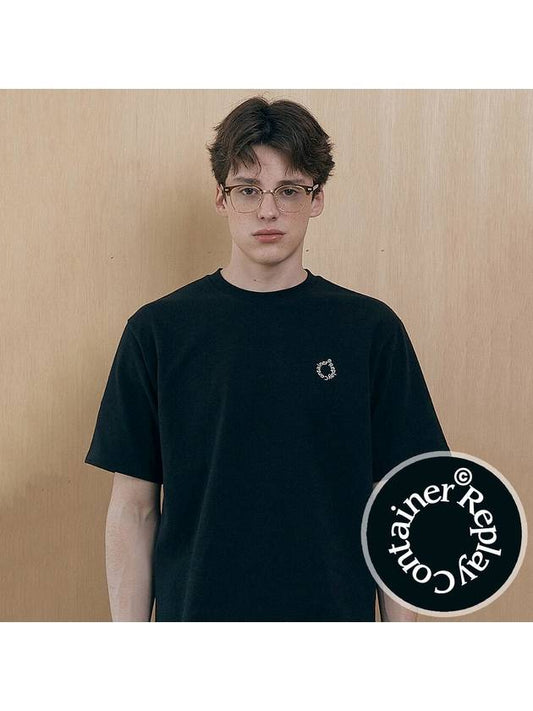 RC round logo t shirts black - REPLAYCONTAINER - BALAAN 2