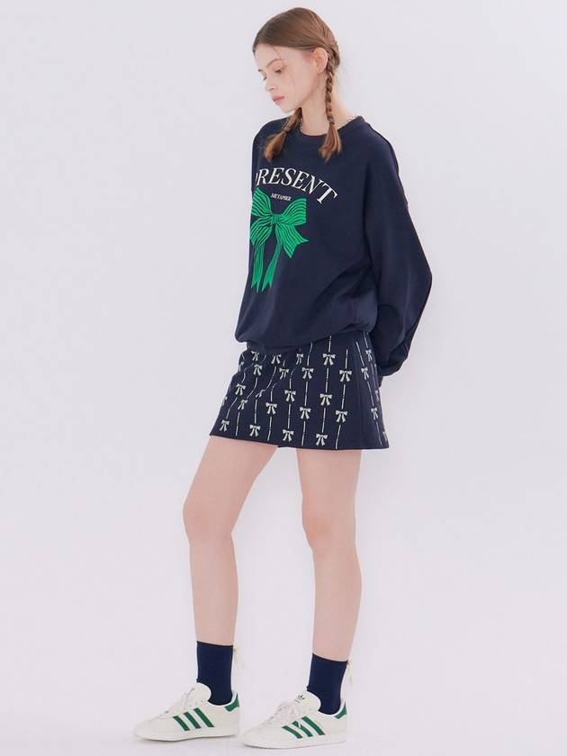 MET present sweatshirt mini skirt set - METAPHER - BALAAN 6