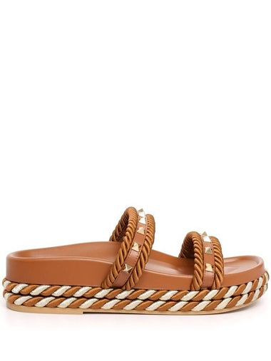 VALENTINO ROCKSTUD SLIDE ESPADRILLAS - VALENTINO - BALAAN 1