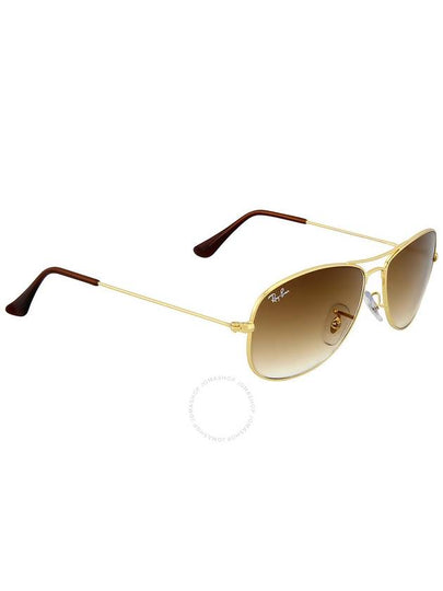 Ray Ban Cockpit Light Brown Gradient Aviator Unisex Sunglasses RB3362 001/51 56 - RAY-BAN - BALAAN 2