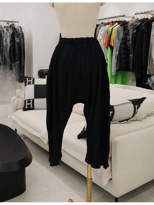 Pleated Please Black Pants - ISSEY MIYAKE - BALAAN 3