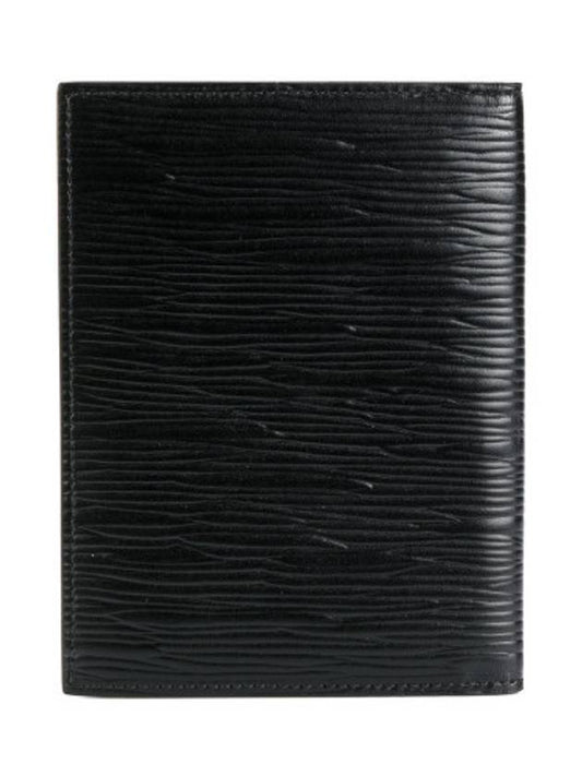 Black Leather Medusa Passport Wallet DPU6061 - VERSACE - BALAAN 2