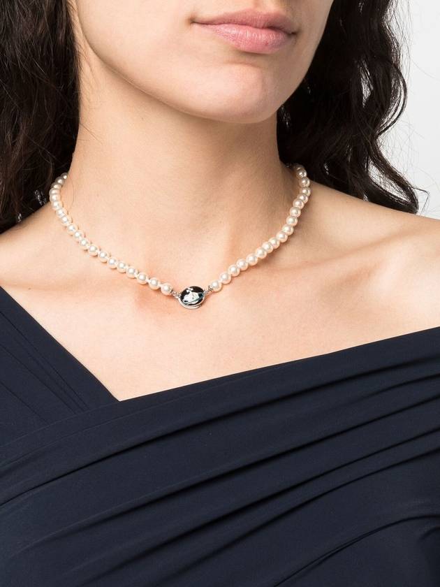 Loelia Pendant Pearl Necklace Black - VIVIENNE WESTWOOD - BALAAN 3