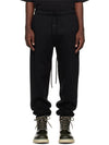 24SS Men's Logo Jogger Pants Black 241161M190015 - FEAR OF GOD ESSENTIALS - BALAAN 1