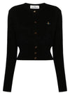 Bea Crop Cardigan Black - VIVIENNE WESTWOOD - BALAAN 2