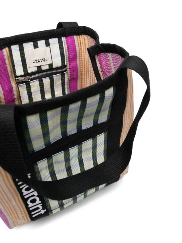 Darwen Striped Nylon Tote Bag Pink - ISABEL MARANT - BALAAN 6