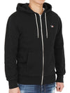 Tricolor Fox Patch Zip Up Hoodie Black - MAISON KITSUNE - BALAAN 5