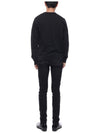 Lens Wappen Light Fleece Sweatshirt Black - CP COMPANY - BALAAN 6