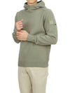 Metropolis Hooded Knit Top Green - CP COMPANY - BALAAN 6