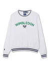 W Wimbledon terry sweatshirt white - POLO RALPH LAUREN - BALAAN 1