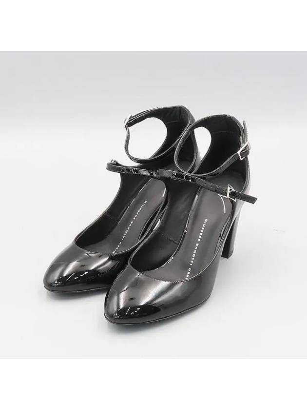 Black color patent leather high heel shoes 220MM - GIUSEPPE ZANOTTI - BALAAN 5