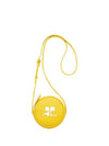 Circle Logo Leather Cross Bag Yellow - COURREGES - BALAAN 1