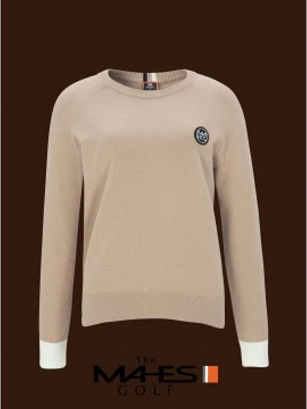 Knit Sweater Orange Label British Beige Soft Knit GN40387 - MAHES - BALAAN 1