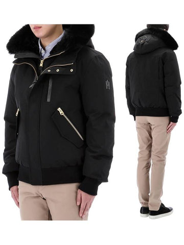 Dixon BX hooded down bomber padded jacket DIXONBX BLACKGOLD - MACKAGE - BALAAN 1