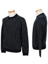 5PU220 3CA 76 Ranaul Plaque Print Knit - KENZO - BALAAN 1