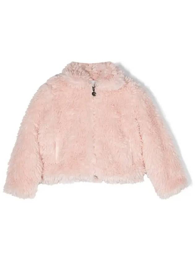 Stella Kids Eco Fur Jacket Pink - STELLA MCCARTNEY - BALAAN 1