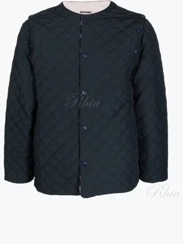 Short Quilted Jacket Navy - SUNNEI - BALAAN 2