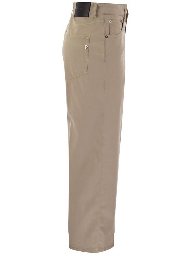 Dondap straight pants DP770 GSE068D BM5 DD 016 BEIGE - DONDUP - BALAAN 4