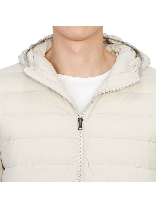 Down Hooded Padding Ivory - HERNO - BALAAN 9