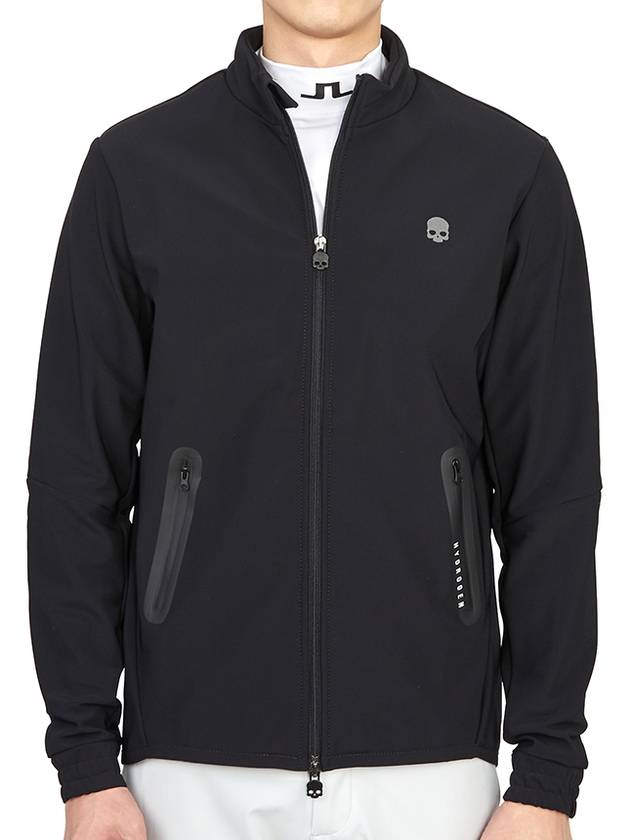 Men's Winter Zip-Up Jacket Black - HYDROGEN - BALAAN 3