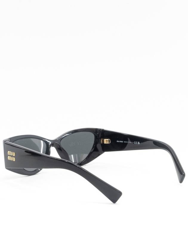 Logo Women Sunglasses Black SMU06Y E1AB F05S0 - MIU MIU - BALAAN 3