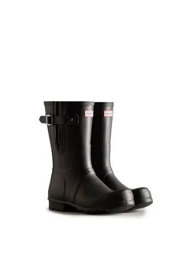 MEN Original Side Adjustable Short Rain Boots Black MFS9079RMABLK - HUNTER - BALAAN 1