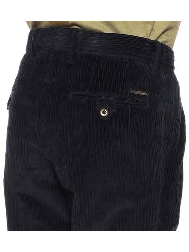 corduroy slim pants navy - INCOTEX - BALAAN 5