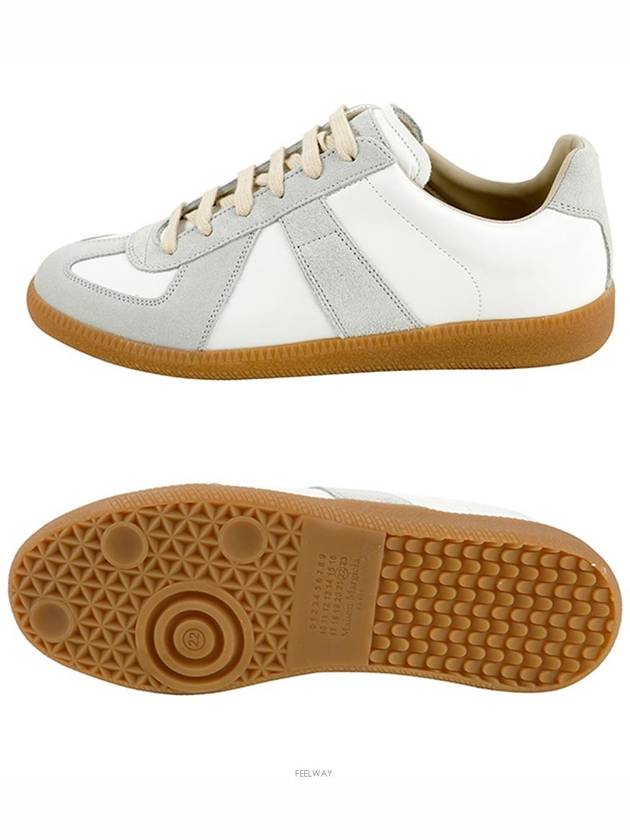 Replica Calfskin Low Top Sneakers White - MAISON MARGIELA - BALAAN 5