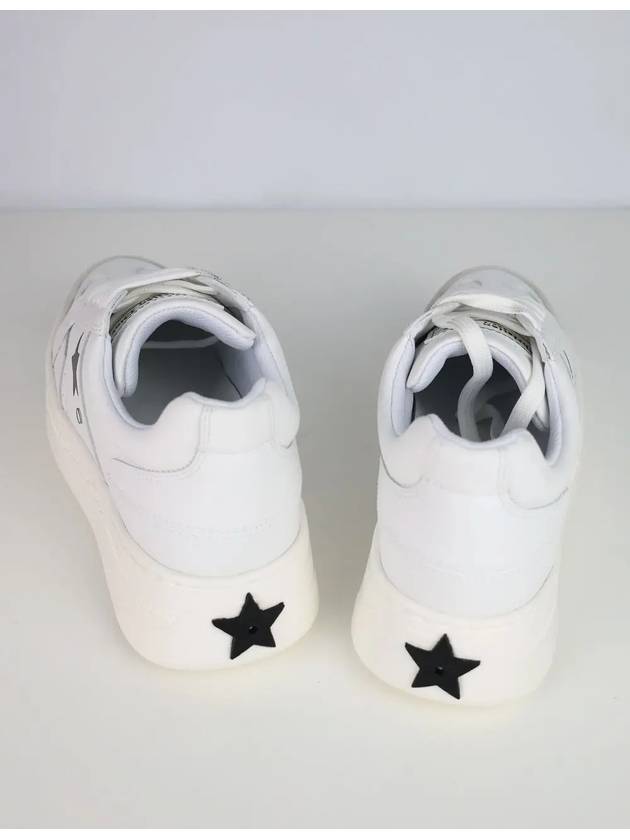 Star Leather Low Top Sneakers White - DIOR - BALAAN 5