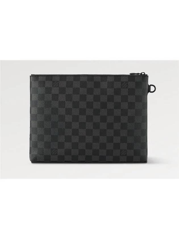 Takeoff Damier Pouch Bag Grey - LOUIS VUITTON - BALAAN 4