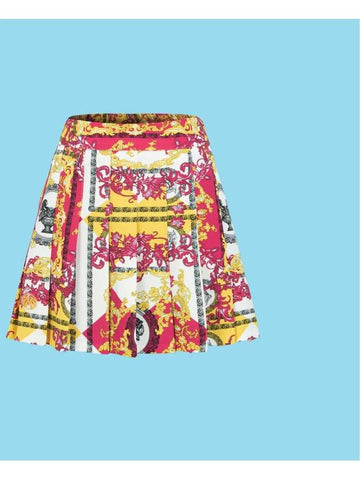 Skirt Shorts Gold Label Royal Ethnic A-line Pleated Skirt GKW9243 - MAHES - BALAAN 1