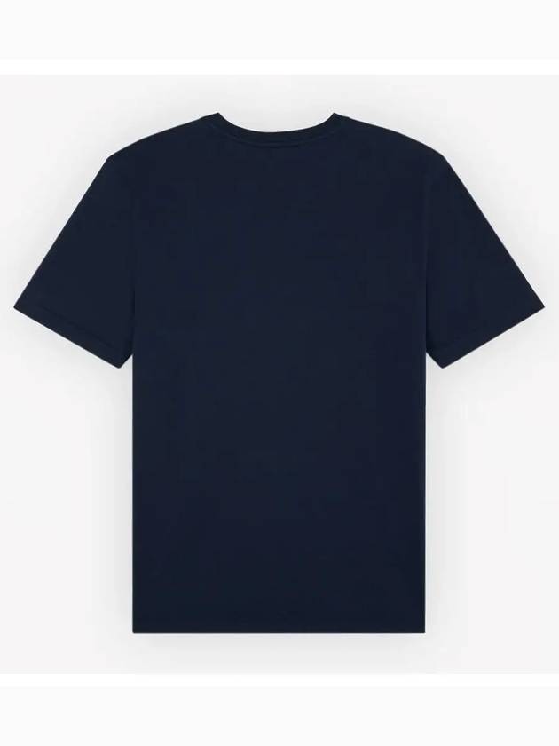 Speedy Fox Patch Comfort Short Sleeve T-Shirt Ink Blue - MAISON KITSUNE - BALAAN 3