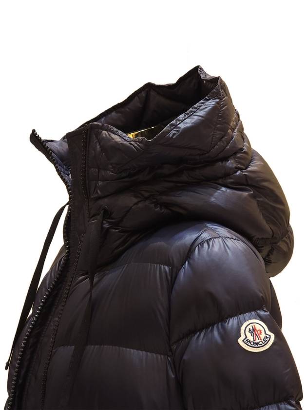 Women s SUYEN hood long padded navy - MONCLER - BALAAN 4