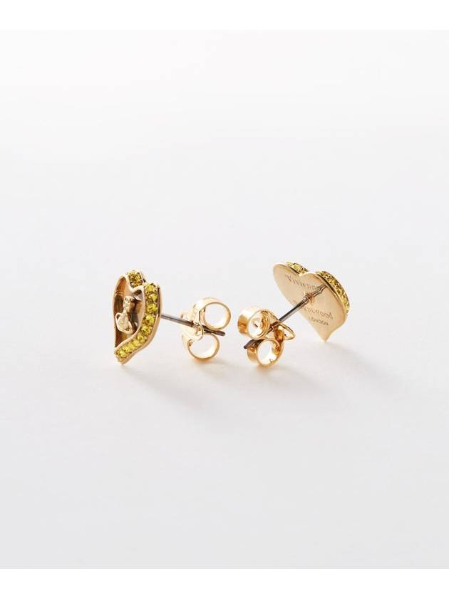 Petra Heart Gold Earrings - VIVIENNE WESTWOOD - BALAAN 3